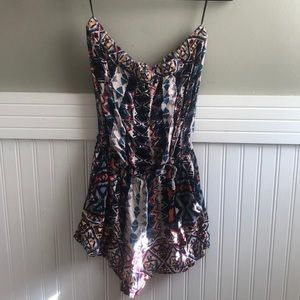 Multi-colored Romper